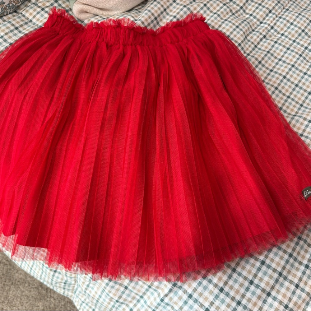 Adorable red Matilda Jane skirt